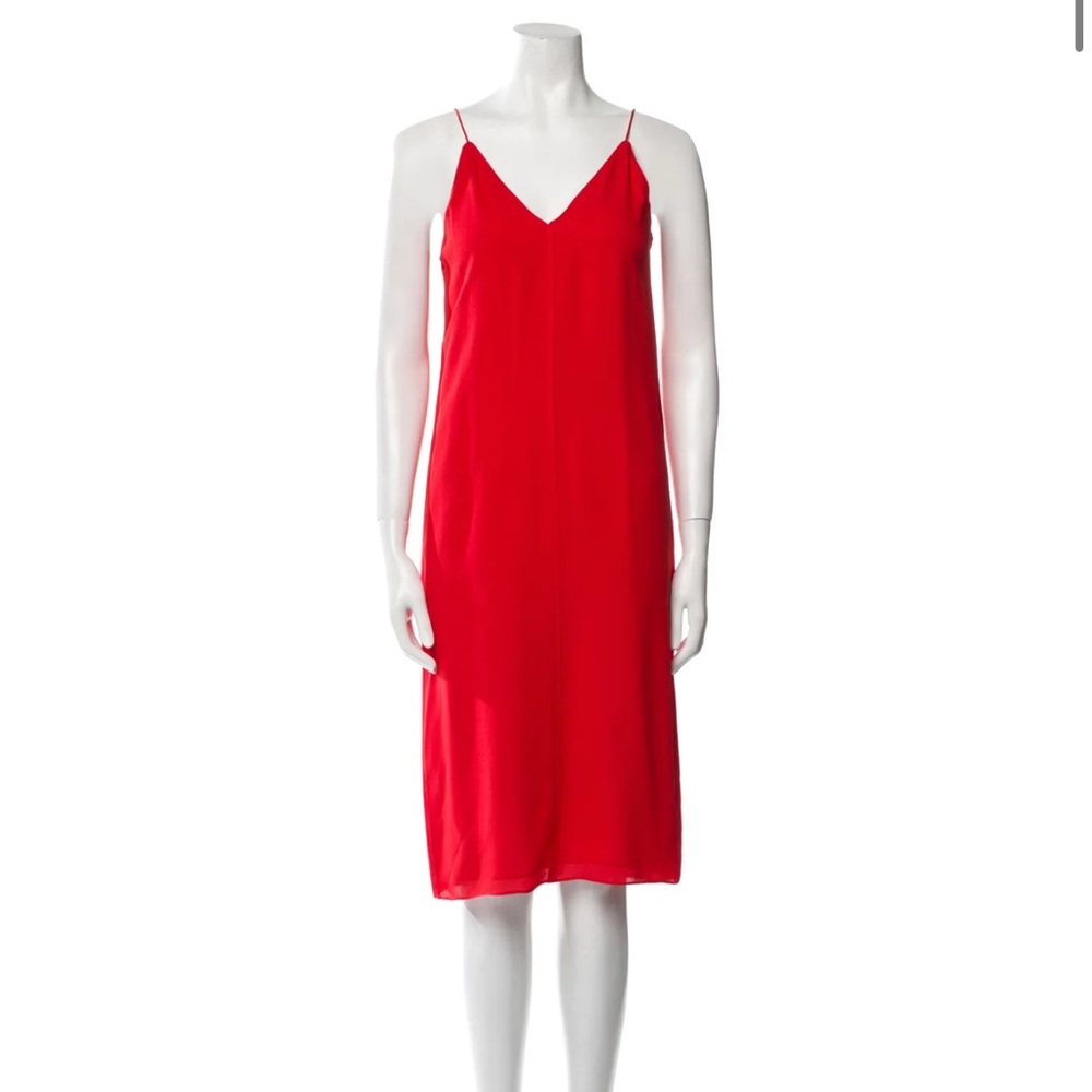 T by Alexander Wang Red Slip Dress